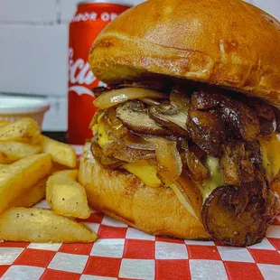 Mushroom burger