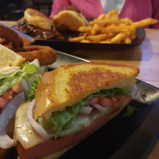 Bologna and onion rings