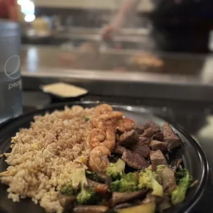 a plate of food