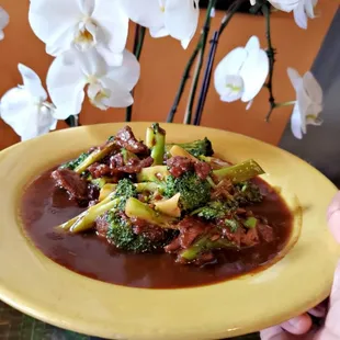 Beef and Brocolli in Oyster Sauce