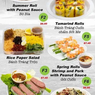 Vietnamese Streetfood Menu