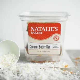 Introducing Coconut Snack Bars! 
Natalie's Bakery is presenting our Coconut Snack Bars! Perfectly crafted