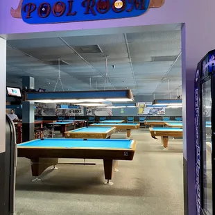 a pool table