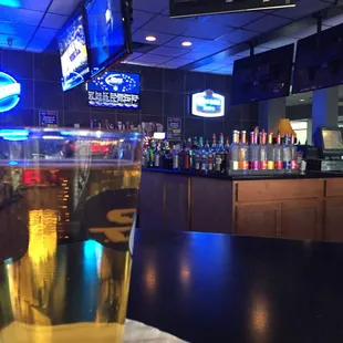 Pretty laid back and modern atmosphere!