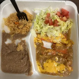 Delicious cheese enchiladas. Have you try them??