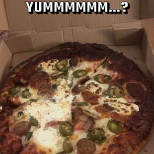 a pizza in a box