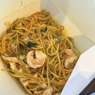 Seafood tum yum fried noodles - Apr 2024