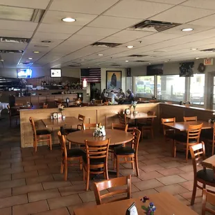 the interior of a restaurant