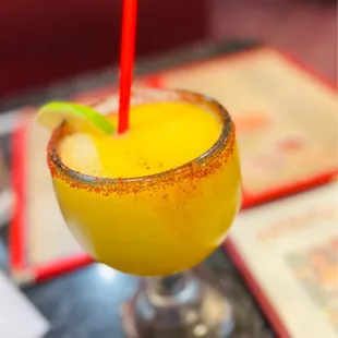 Mango Margarita with Tajín