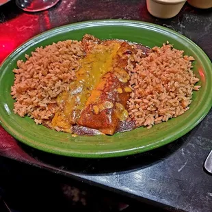 beef enchilada dinner