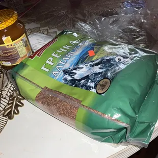 Buckwheat and honey.