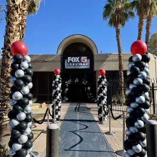 Balloon decor for Fox 5