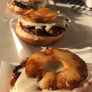 No filter need with are famous Hawaiian burger