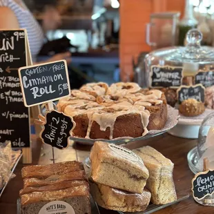 food, donuts, dough desserts