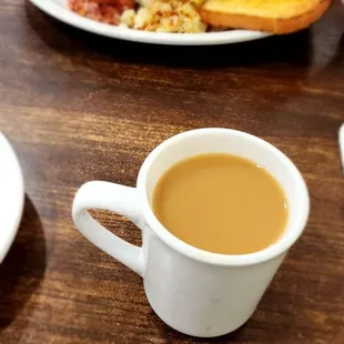 Coffee worth corned beef breakfast...