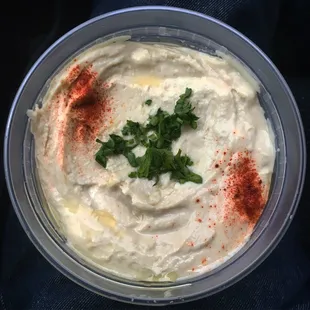a bowl of dip