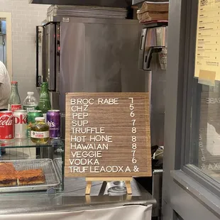 Slice menu