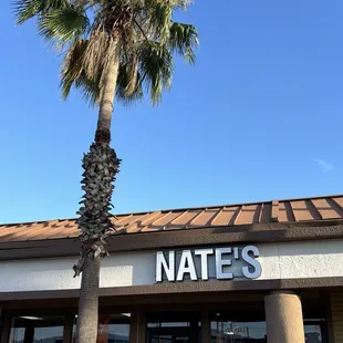 outside