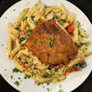Tuscany Special with Parmesan Crusted Salmon