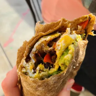 Nate's Favorite Breakfast Burrito!