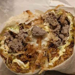 Steak Breakfast Burrito