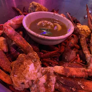Crab, shrimp and crawfish boil
