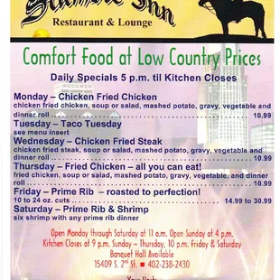 Daily Specials