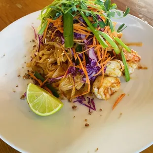Pad Thai with shrimp