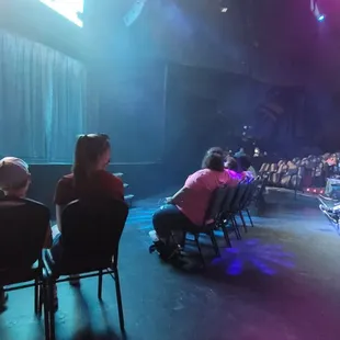 Lots of space, and every other row seating during COVID