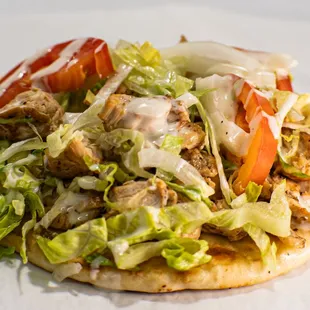 Nathan&apos;s Grilled Chicken Pita with Lettuce and Tomato