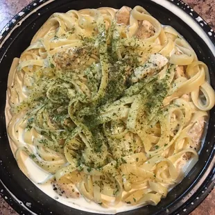 Jerk Alfredo Pasta