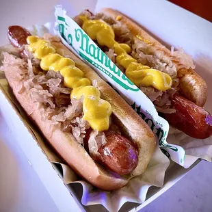 Hot Dog-Hot Dog-Hot Dog...with sauerkraut and mustard.