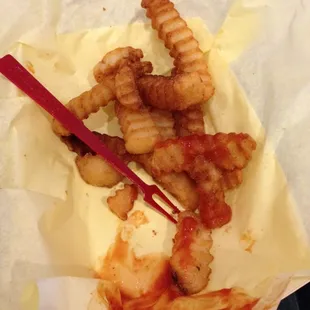 Crinkle fries