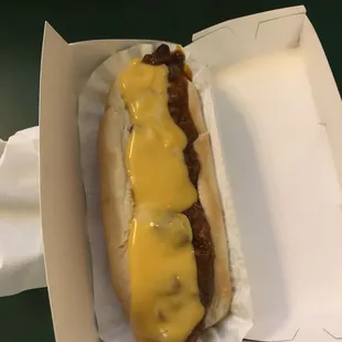 Chili cheese dog hits the spot when buzzed