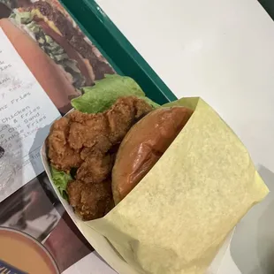 Krispy chicken sandwich