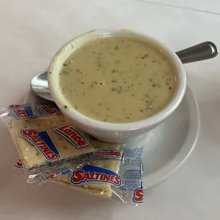 Soup du Jour - crab and shrimp bisque