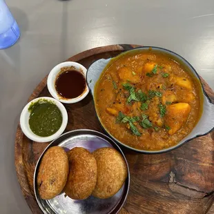 Khasta Kachori with Aloo Sabji