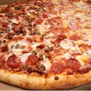 a large pizza