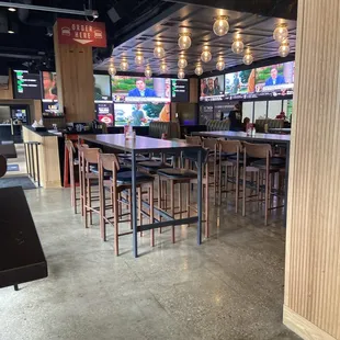Sport bar/restaurant.....seating area.