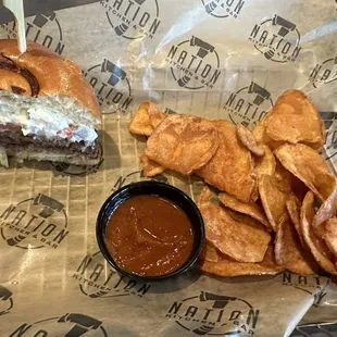 Burger of the month.