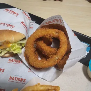Order of onion rings $4.65