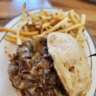 Delicious Cheesesteak- was a special menu item.