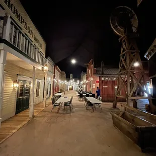 'Old West' town recreated at the museum.  This is located in a different building than the main one.