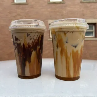 Carmel Mocha cold jar &amp; Carmel coconut cold jar