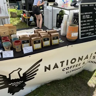 Coffee stand at Ellwood Arts Fest
