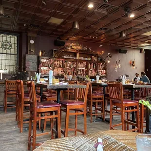 the interior of a restaurant