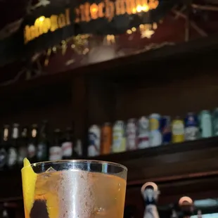 Old fashioned with bullet