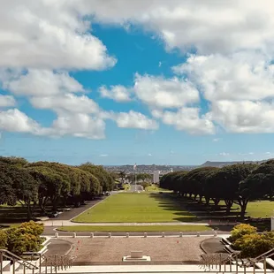 View from the top of the pavilion