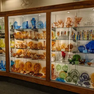 A few if the colors of Cambridge Glass