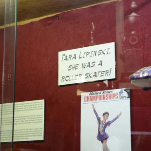 Tara Lipinski was a roller skater!